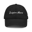 Inspire More In Diamond Embroidery on Distressed Dad Hat