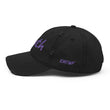 Truth In Amethyst Embroidery on Distressed Dad Hat