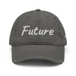 Future In Pearl Embroidery on Distressed Dad Hat