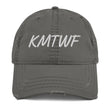 KMTWF In Pearl Embroidery on Distressed Dad Hat