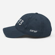 5813 In Pearl Embroidery on Distressed Dad Hat