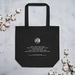 Binary Instructions To Keep Moving The World Forward With Venusian Earth In White on Eco Tote Bag