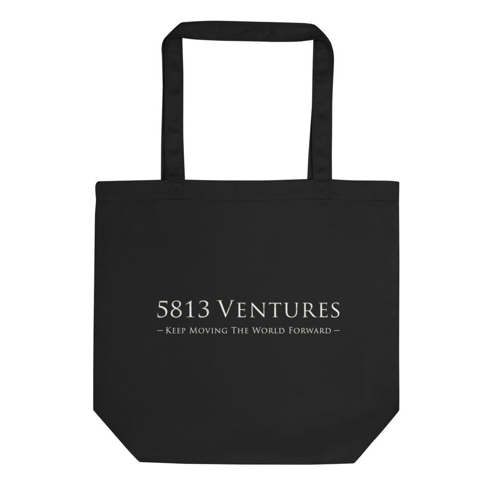 5813 Ventures Logo In Pearl on Eco Tote Bag