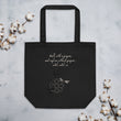 Walk With A Purpose Haiku With Dragonfly on Eco Tote Bag