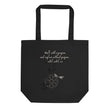 Walk With A Purpose Haiku With Dragonfly on Eco Tote Bag