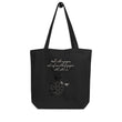 Walk With A Purpose Haiku With Dragonfly on Eco Tote Bag