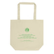 Binary Instructions To Keep Moving The World Forward With Venusian Earth In Green on Eco Tote Bag