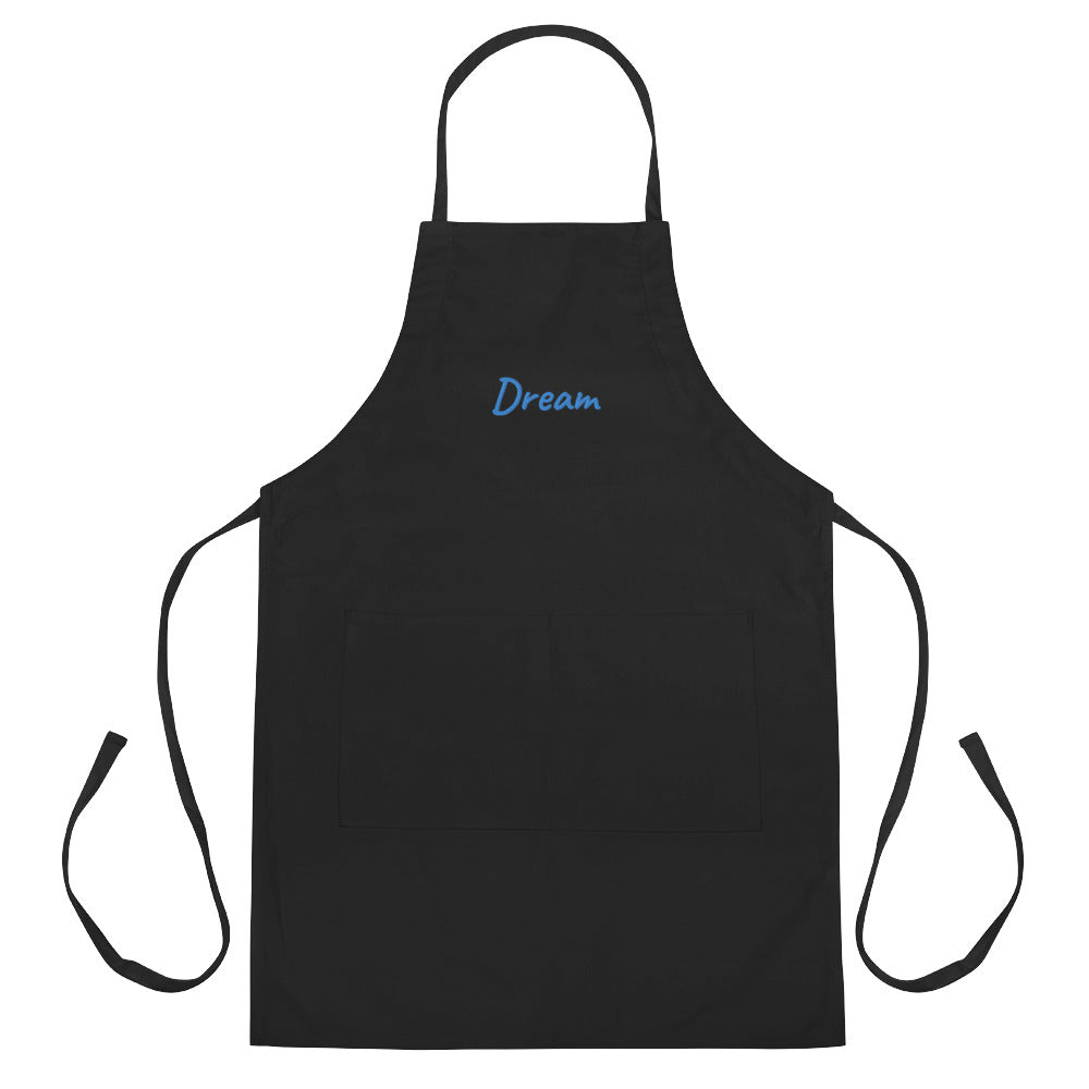 Dream In Sapphire Embroidery on Apron