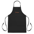 Courage In Amber Embroidery on Apron