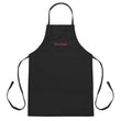 Gratitude In Star Rose Quartz Embroidery on Apron