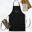 Lead In Silver Embroidery on Apron