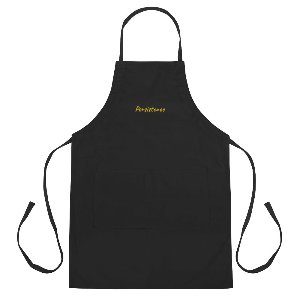 Persistence In Gold Embroidery on Apron