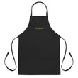 Perseverance In Gold Embroidery on Apron