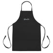 Wealth In Silver Embroidery on Apron