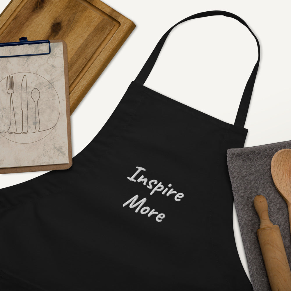 Inspire More In Diamond Embroidery on Apron