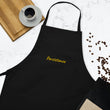 Persistence In Gold Embroidery on Apron