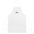 Now In Emerald Embroidery on Apron