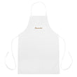 Remember In Celluloid Embroidery on Apron