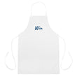 Win In Sapphire Embroidery on Apron