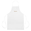 Education In Copper Embroidery on Apron