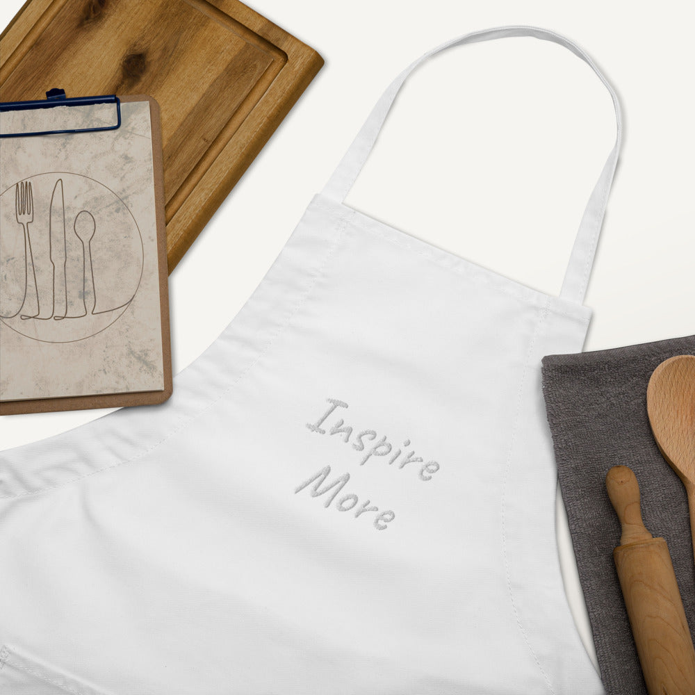 Inspire More In Diamond Embroidery on Apron