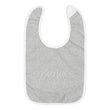 KMTWF In Pearl Embroidery on Baby Bib