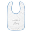 Inspire More In Diamond Embroidery on Baby Bib