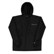 Remember In Celluloid Embroidery on Packable Rain Jacket Windbreaker