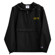 5813 In Gold Embroidery on Packable Rain Jacket Windbreaker