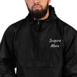 Inspire More In Diamond Embroidery on Packable Rain Jacket Windbreaker