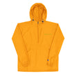 Optimist In Gold Embroidery on Packable Rain Jacket Windbreaker