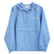 5813 In Pearl Embroidery on Packable Rain Jacket Windbreaker