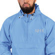 5813 In Pearl Embroidery on Packable Rain Jacket Windbreaker