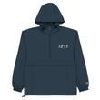 5813 In Pearl Embroidery on Packable Rain Jacket Windbreaker