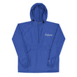 Future In Pearl Embroidery on Packable Rain Jacket Windbreaker