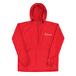 Future In Pearl Embroidery on Packable Rain Jacket Windbreaker