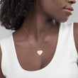 Motivation on Engraved Sterling Silver Heart Chain Necklace