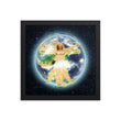 Vitruvian Earth on Enhanced Matte Paper Poster - Framed