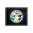 Vitruvian Earth on Enhanced Matte Paper Poster - Framed