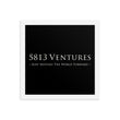 5813 Ventures Logo In Pearl on Enhanced Matte Paper Poster - Framed