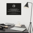 Binary Instructions To Keep Moving The World Forward With Vitruvian Earth In White on Enhanced Matte Paper Poster