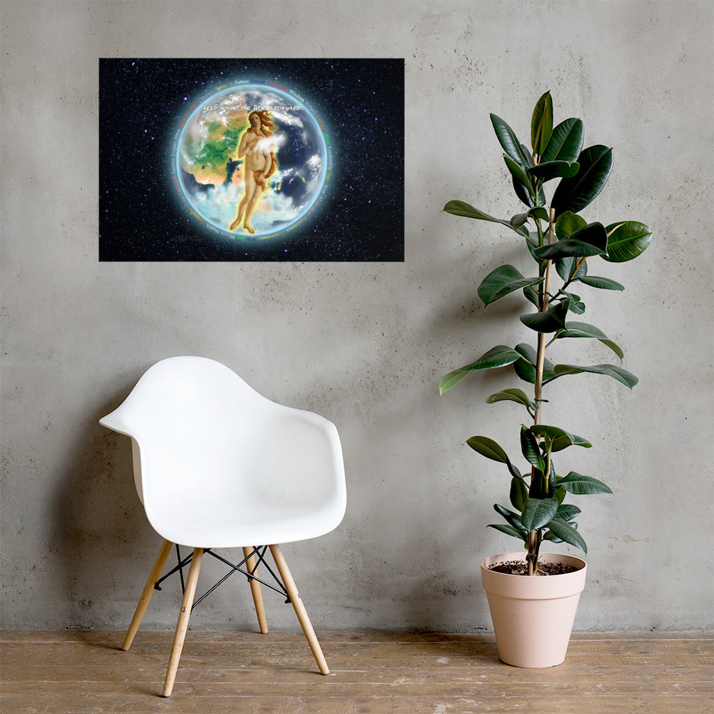 Venusian Earth on Enhanced Matte Paper Poster