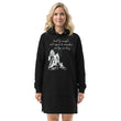 Lead By Example Haiku With Mountain Shrines on Women's Hoodie Dress