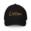 Listen In Copper Embroidery on Kids Baseball Cap