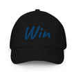 Win In Sapphire Embroidery on Kids Baseball Cap