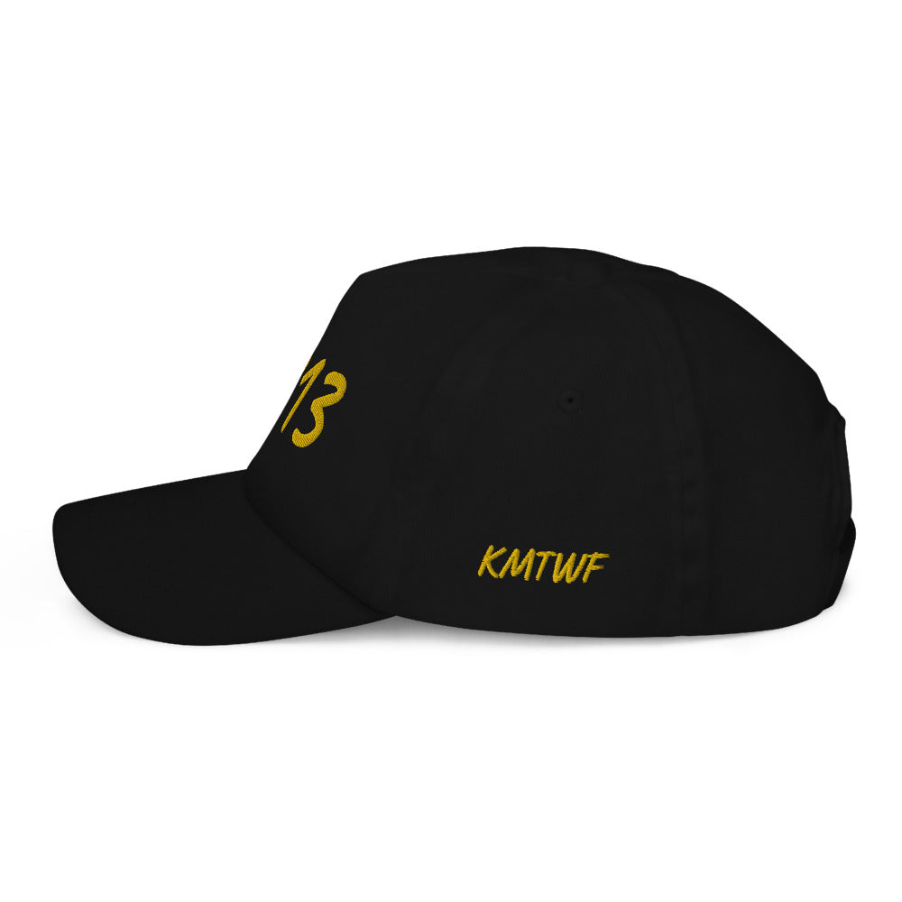 5813 In Gold Embroidery on Kids Baseball Cap