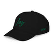 Joy In Emerald Embroidery on Kids Baseball Cap