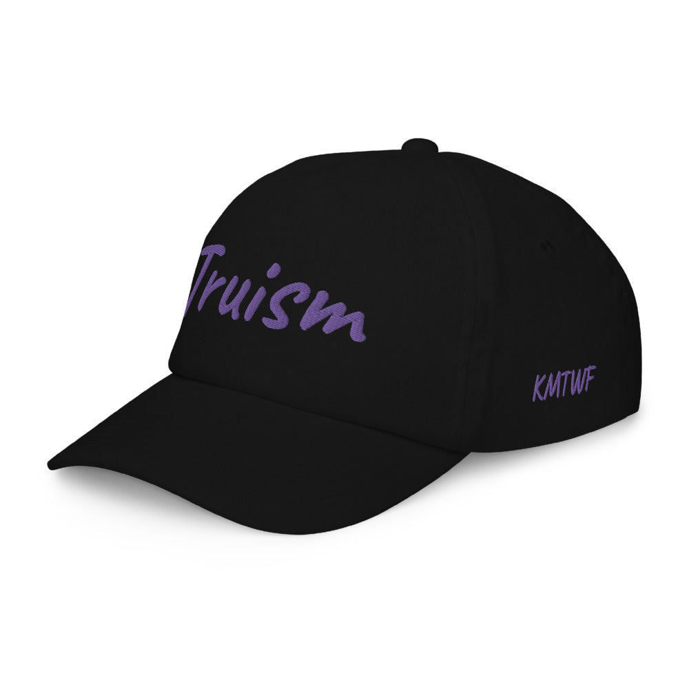 Truism In Amethyst Embroidery on Kids Baseball Cap