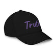 Truth In Amethyst Embroidery on Kids Baseball Cap