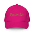 Remember In Celluloid Embroidery on Kids Baseball Cap